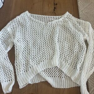 White swimsuit cover-up